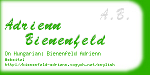 adrienn bienenfeld business card